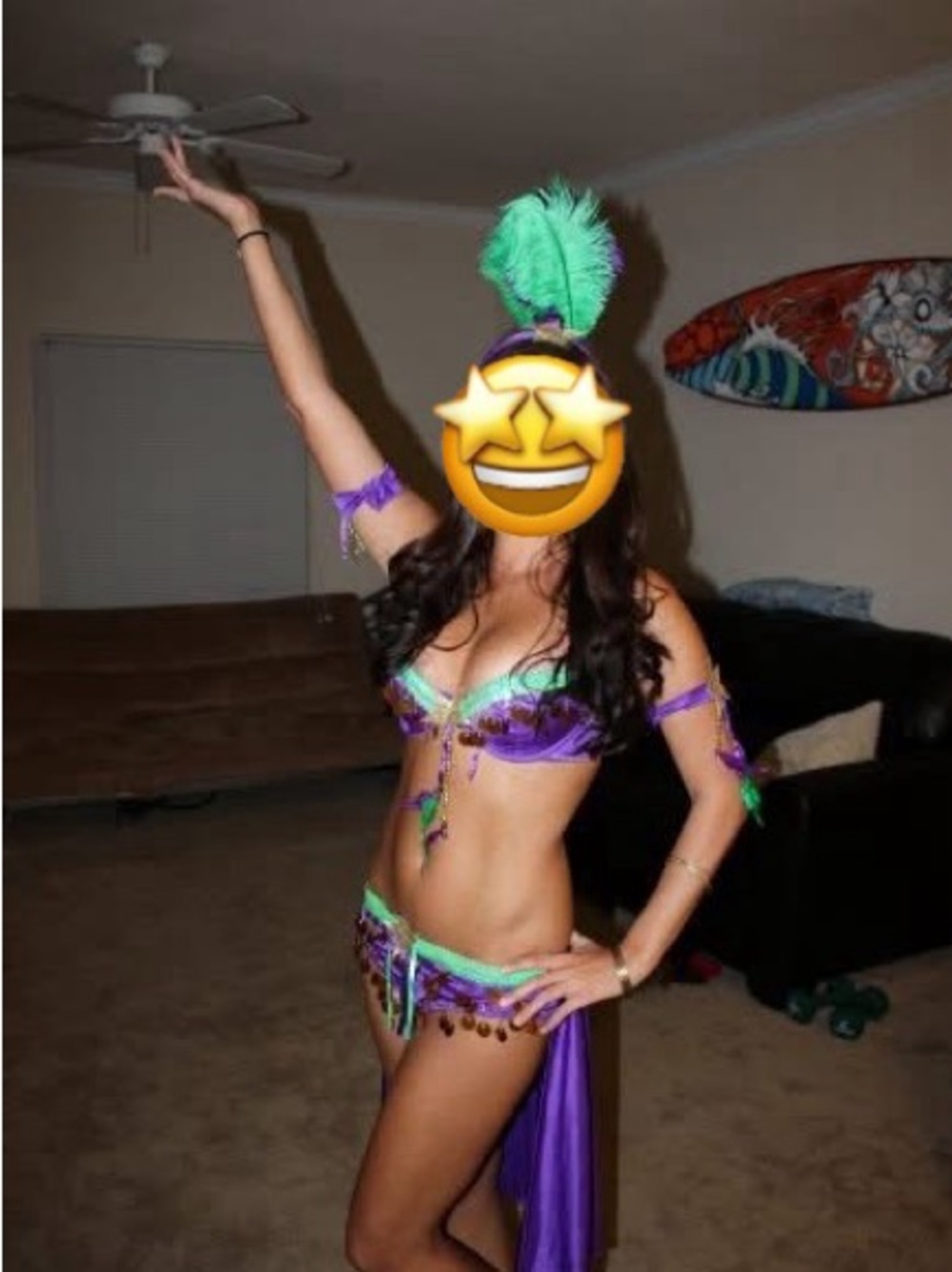 Dreamgirl Mardi Gras Carnival costume